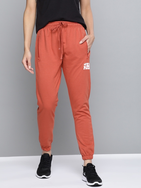 

Mast & Harbour Women Rust Solid Joggers