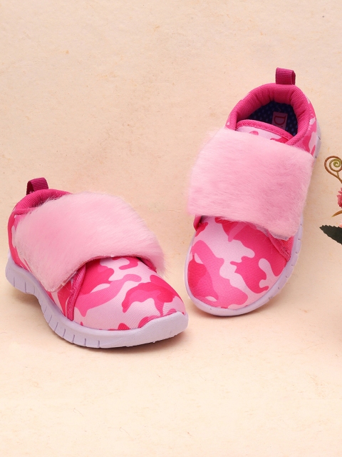 

DChica Girls Pink Printed Sneakers