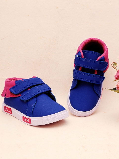 

DChica Girls Blue & Pink olourblocked Sneakers