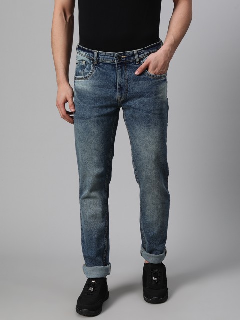 

Blackberrys Men Blue Slim Fit Mid-Rise Clean Look Stretchable Jeans