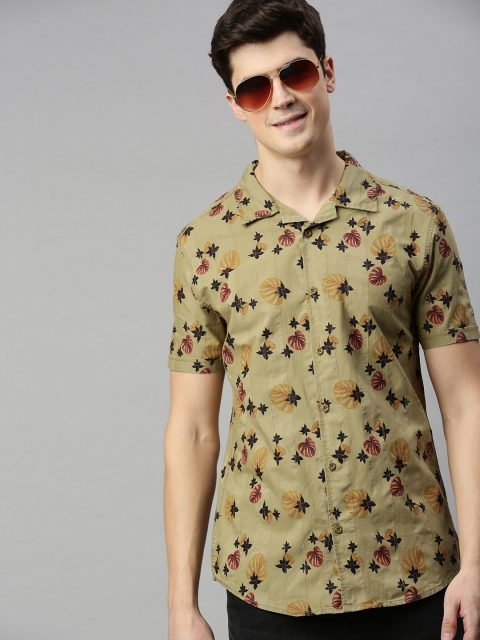 

HERE&NOW Men Multicoloured Slim Fit Printed Casual Shirt, Multi