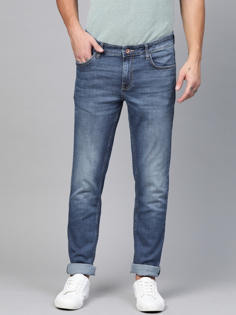 

Indian Terrain Men Blue Brooklyn Regular Fit Mid-Rise Clean Look Stretchable Jeans