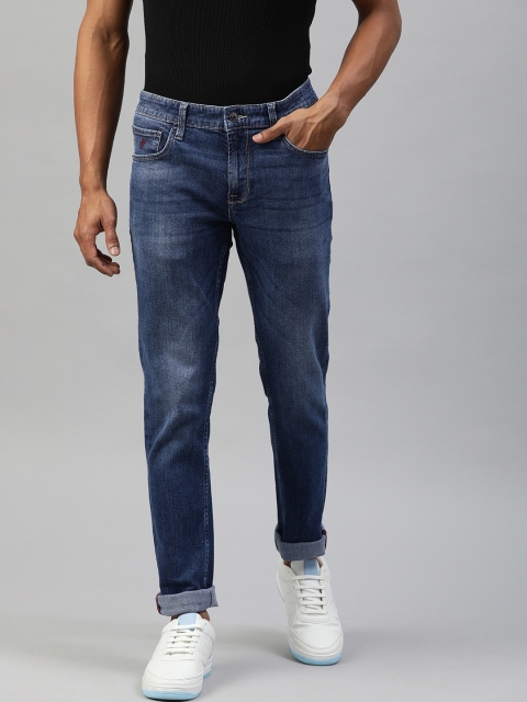 

Indian Terrain Men Blue Brooklyn Slim Fit Mid-Rise Clean Look Stretchable Jeans