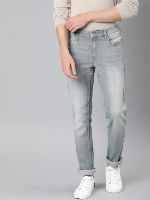 

Indian Terrain Men Grey Slim Fit Mid-Rise Clean Look Jeans