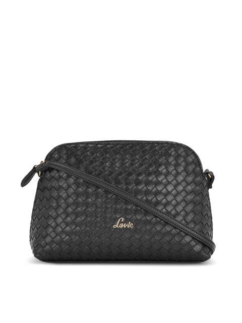 

Lavie Black Textured Sling Bag