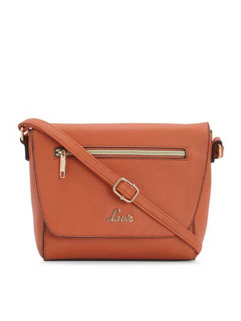 

Lavie Orange Solid Shoulder Bag