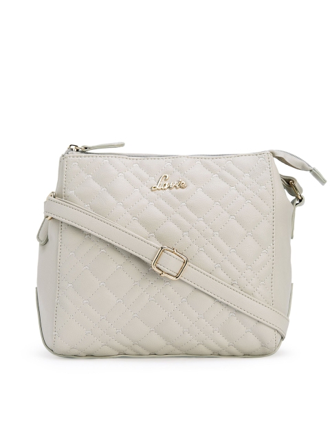 

Lavie Beige Textured Shoulder Bag