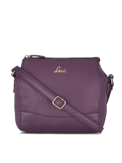 

Lavie Purple Solid Sling Bag