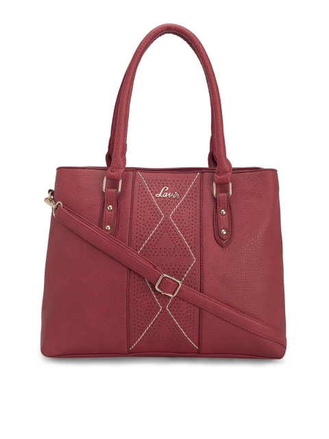 

Lavie Red Solid Handheld Bag