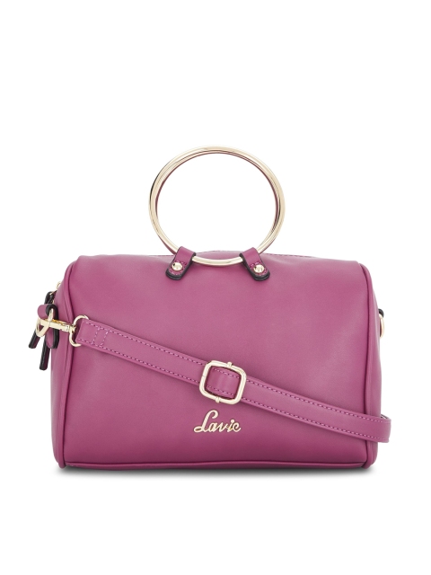 

Lavie Fuchsia Pink Solid Handheld Bag