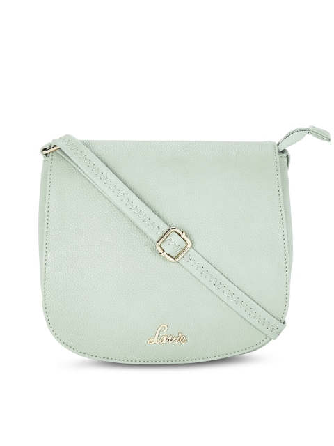 

Lavie Green Solid Sling Bag