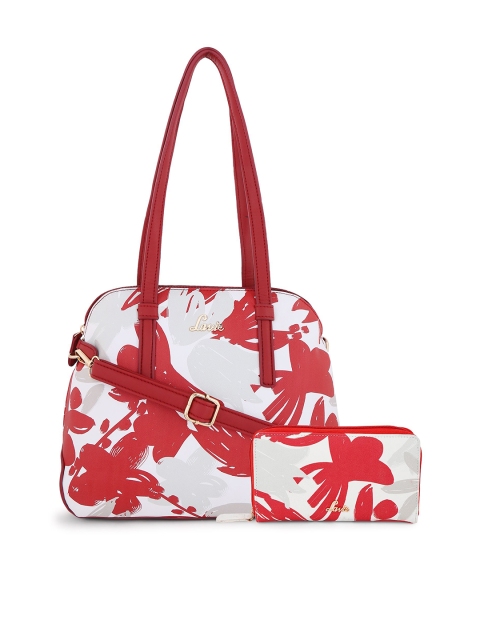 

Lavie White & Red Printed Shoulder Bag