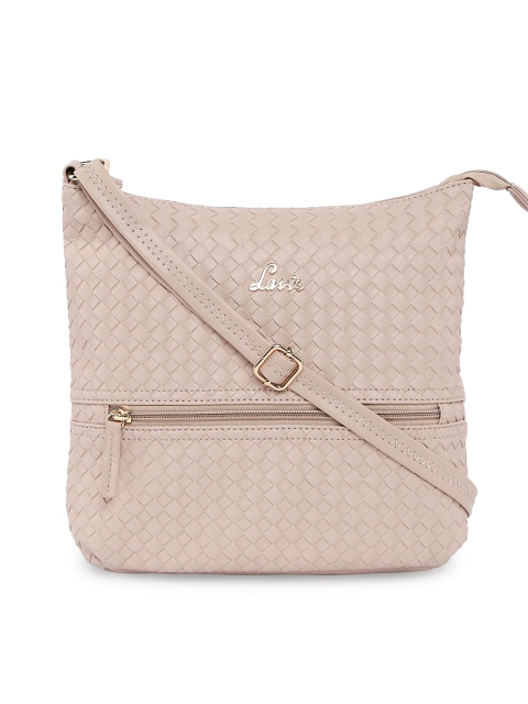 

Lavie Pink Textured Sling Bag