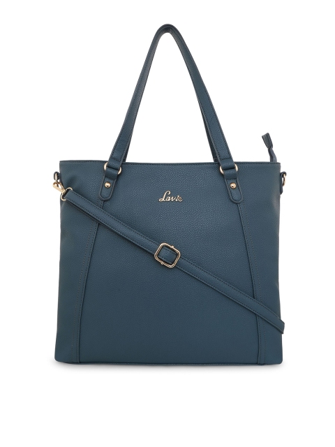 

Lavie Blue Solid Handheld Bag