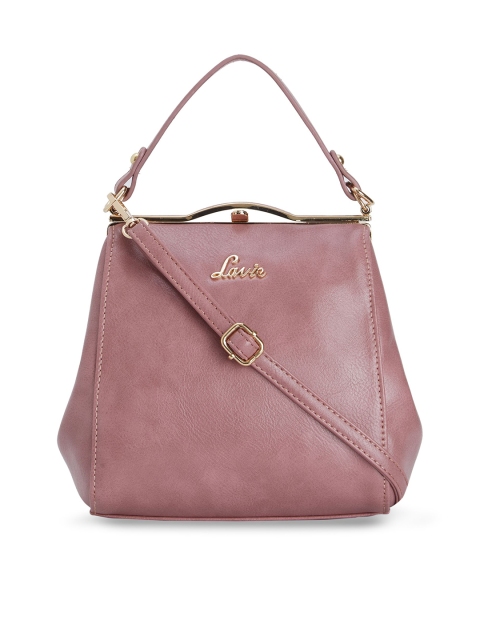 

Lavie Pink Solid Shoulder Bag