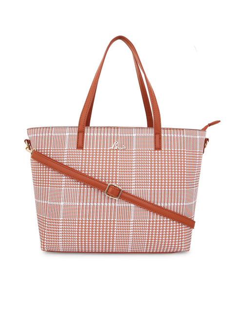 

Lavie Tan & White Printed Shoulder Bag