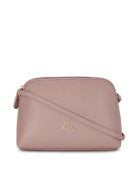 

Lavie Pink Solid Sling Bag