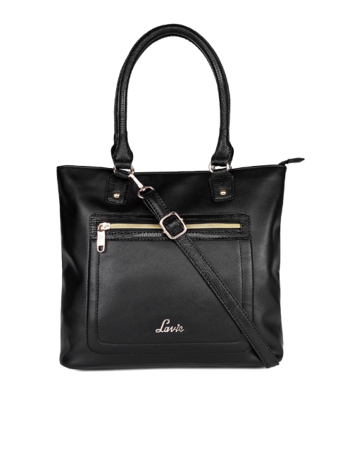 

Lavie Black Solid Handheld Bag