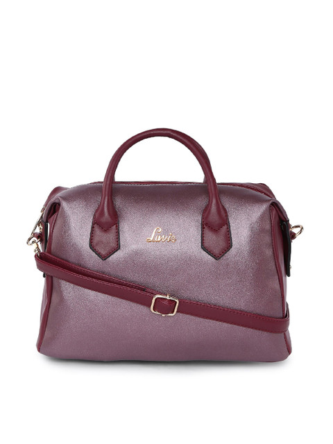 

Lavie Mauve Solid Handheld Bag
