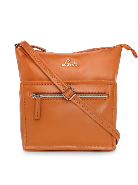 

Lavie Yellow Solid Sling Bag