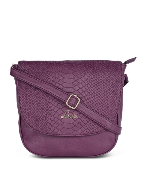 

Lavie Purple Textured Sling Bag