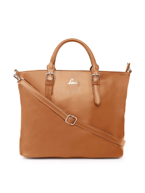 

Lavie Tan Brown Solid Handheld Bag
