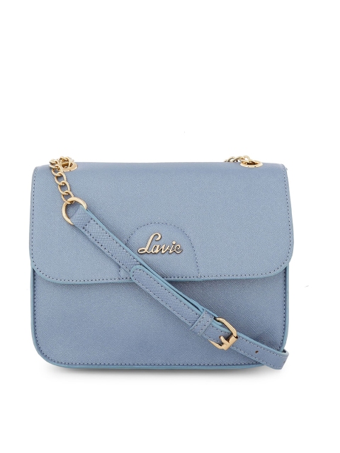 

Lavie Blue Solid Sling Bag
