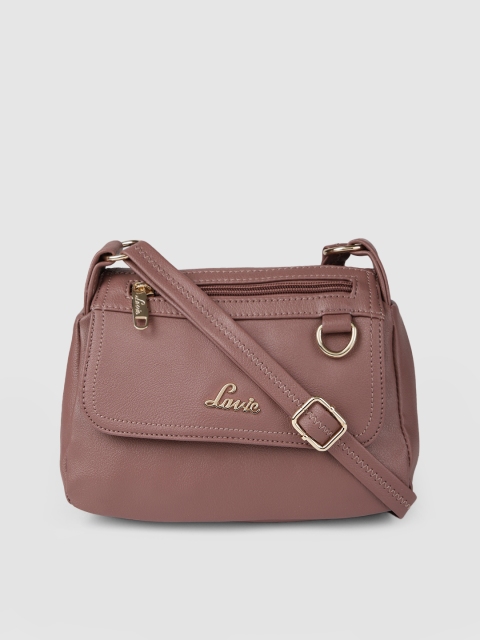

Lavie Pink Solid Sling Bag