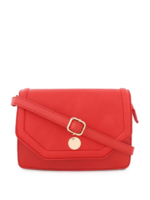 

Lavie Red Solid Sling Bag