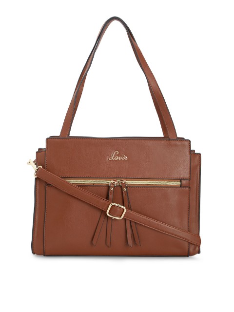 

Lavie Brown Solid Shoulder Bag