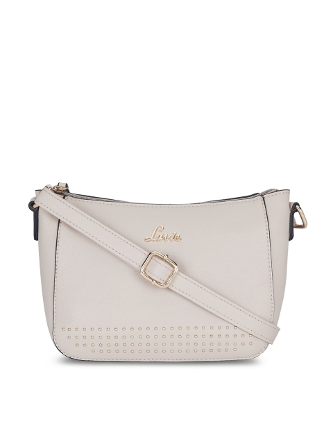 

Lavie Beige Solid Sling Bag