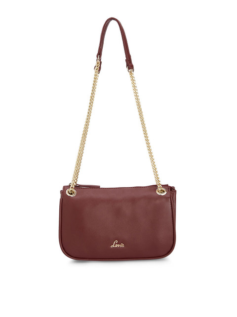 

Lavie Red Solid Shoulder Bag