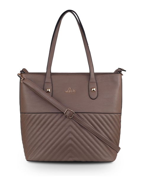 

Lavie Taupe Solid Shoulder Bag