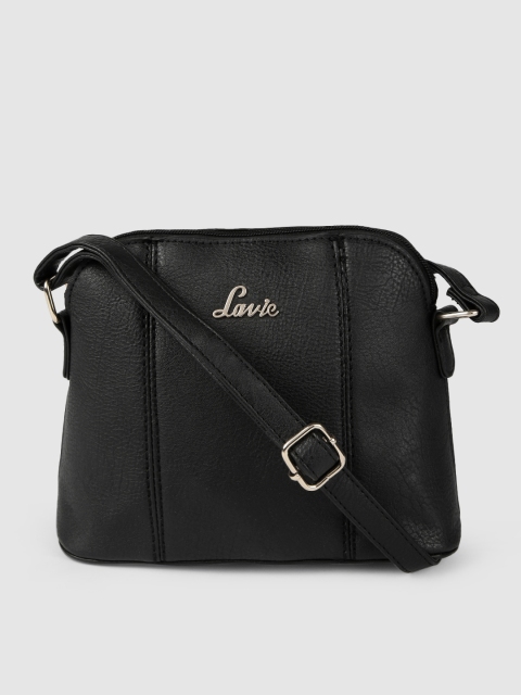 

Lavie Black Solid Sling Bag