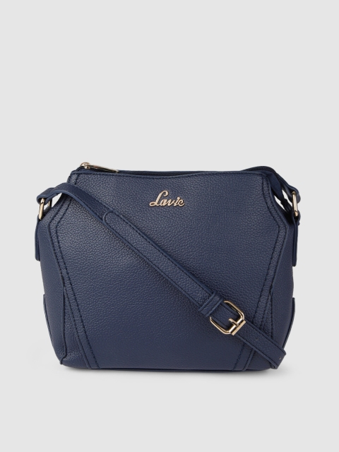 

Lavie Navy Blue Solid Sling Bag