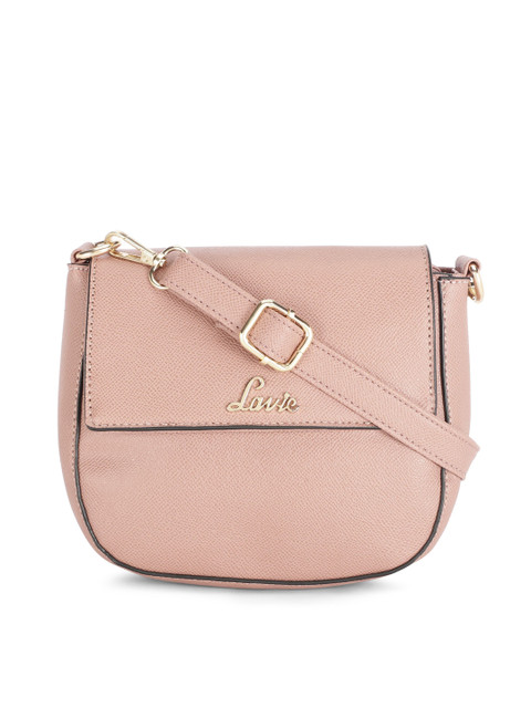 

Lavie Pink Solid Sling Bag