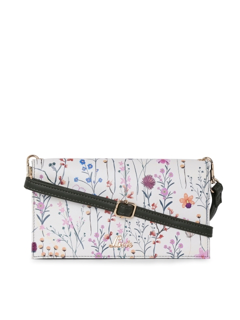 

Lavie Women White Printed Two Fold Wallet