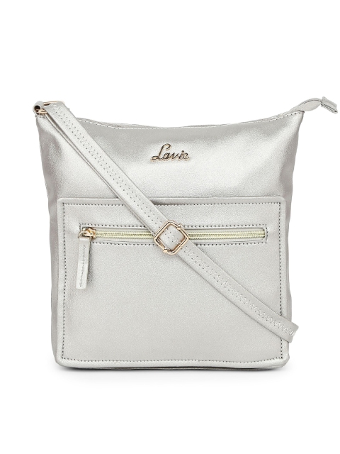 

Lavie Silver-Toned Solid Sling Bag