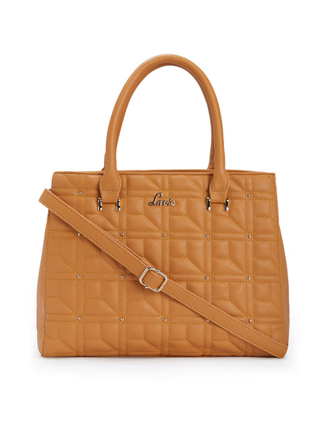 

Lavie Yellow Textured Handheld Bag