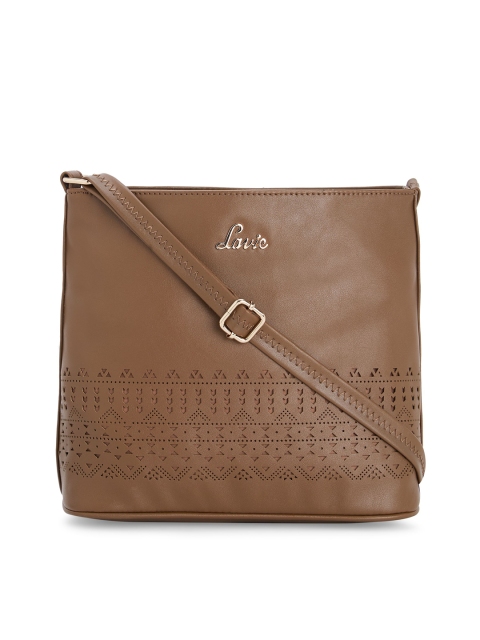 

Lavie Taupe Solid Shoulder Bag