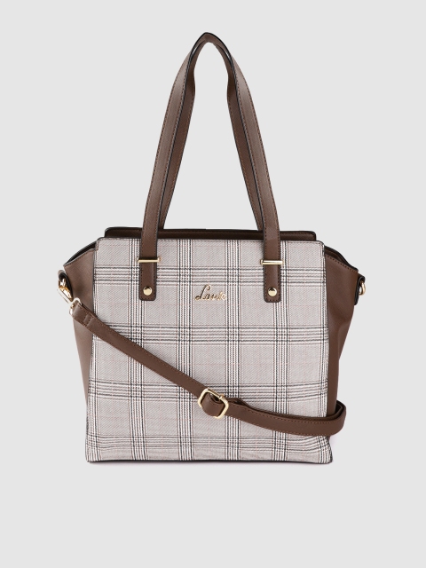 

Lavie Brown & White Checked Shoulder Bag