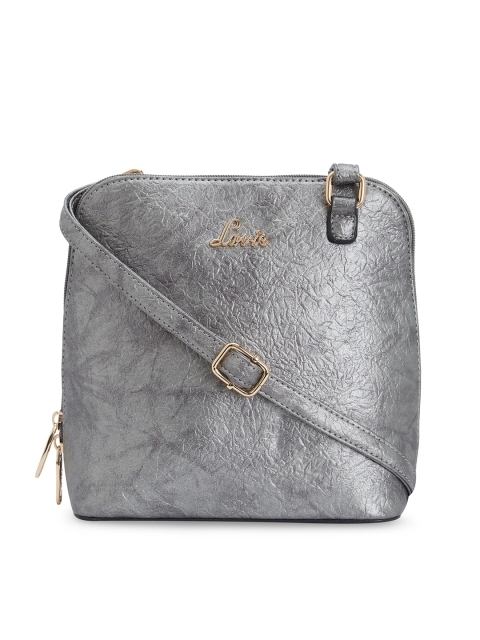 

Lavie Gunmetal-Toned Solid Sling Bag, Metallic