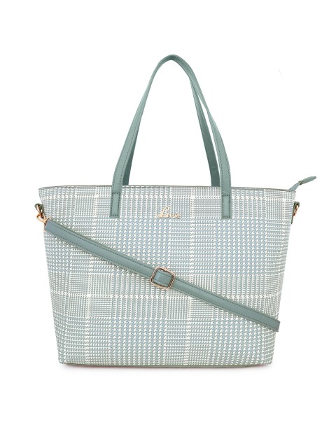

Lavie Green & Off-White Printed Shoulder Bag