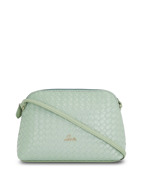 

Lavie Green Textured Shoulder Bag