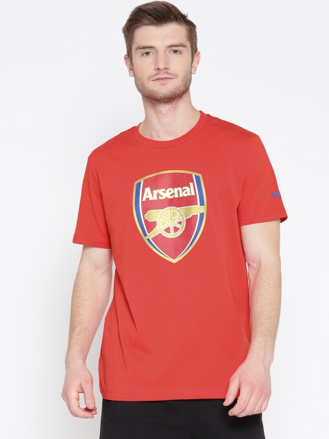 

Puma Men Red AFC Fan Crest (Q3) Printed T-shirt
