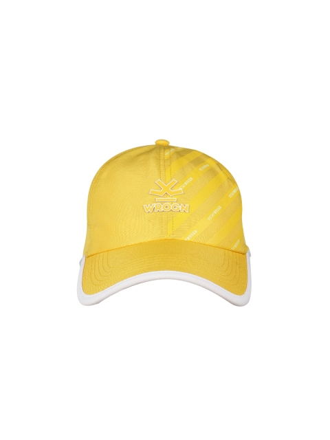 

WROGN Unisex Yellow Printed Baseball Cap