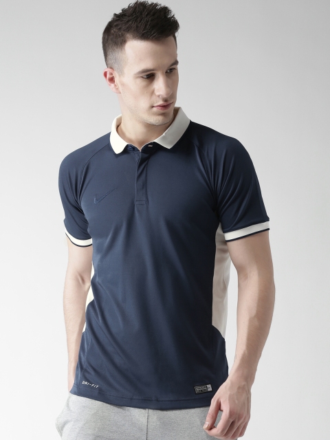 

Nike Men Navy AS EM TS CRKT Hitmark Solid Polo Collar T-shirt, Navy blue