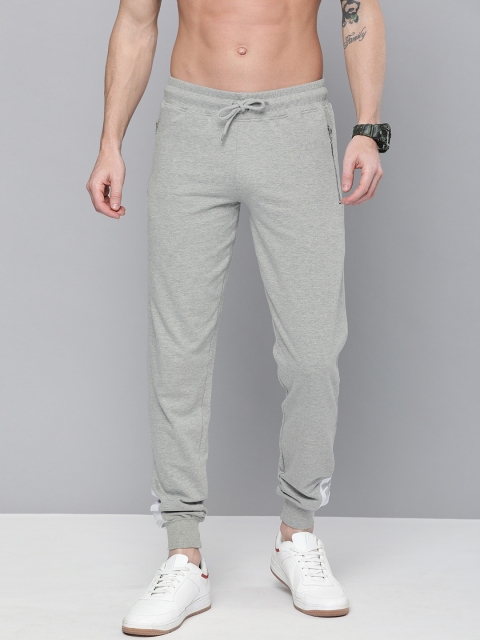 

HERE&NOW Men Grey Solid Regular Fit Joggers