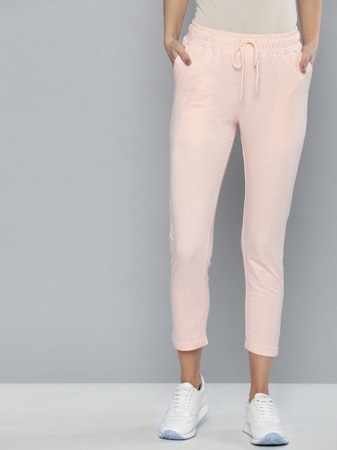

Harvard Women Pink Solid Straight Fit Track Pants