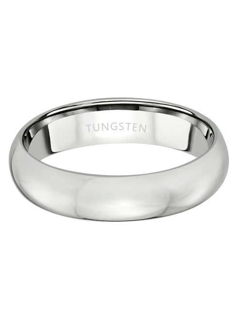 

Peora Men Silver-Toned Tungsten Ring